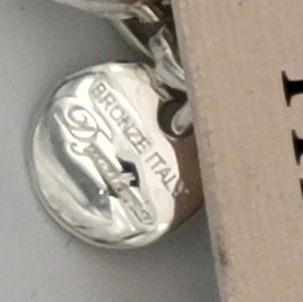 🇮🇹Mia Fiore Mariner Puff Chain Link Sterling Silver/Bronze - Picture 5 of 11